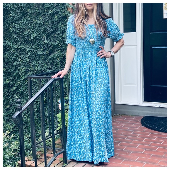 #27 MADE IN ITALY BEAUTIFUL FLORAL MAXI DRESS - Picture 6 of 6